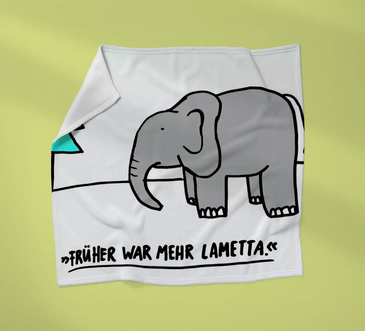 Lametta Fleecedecke von Herzette