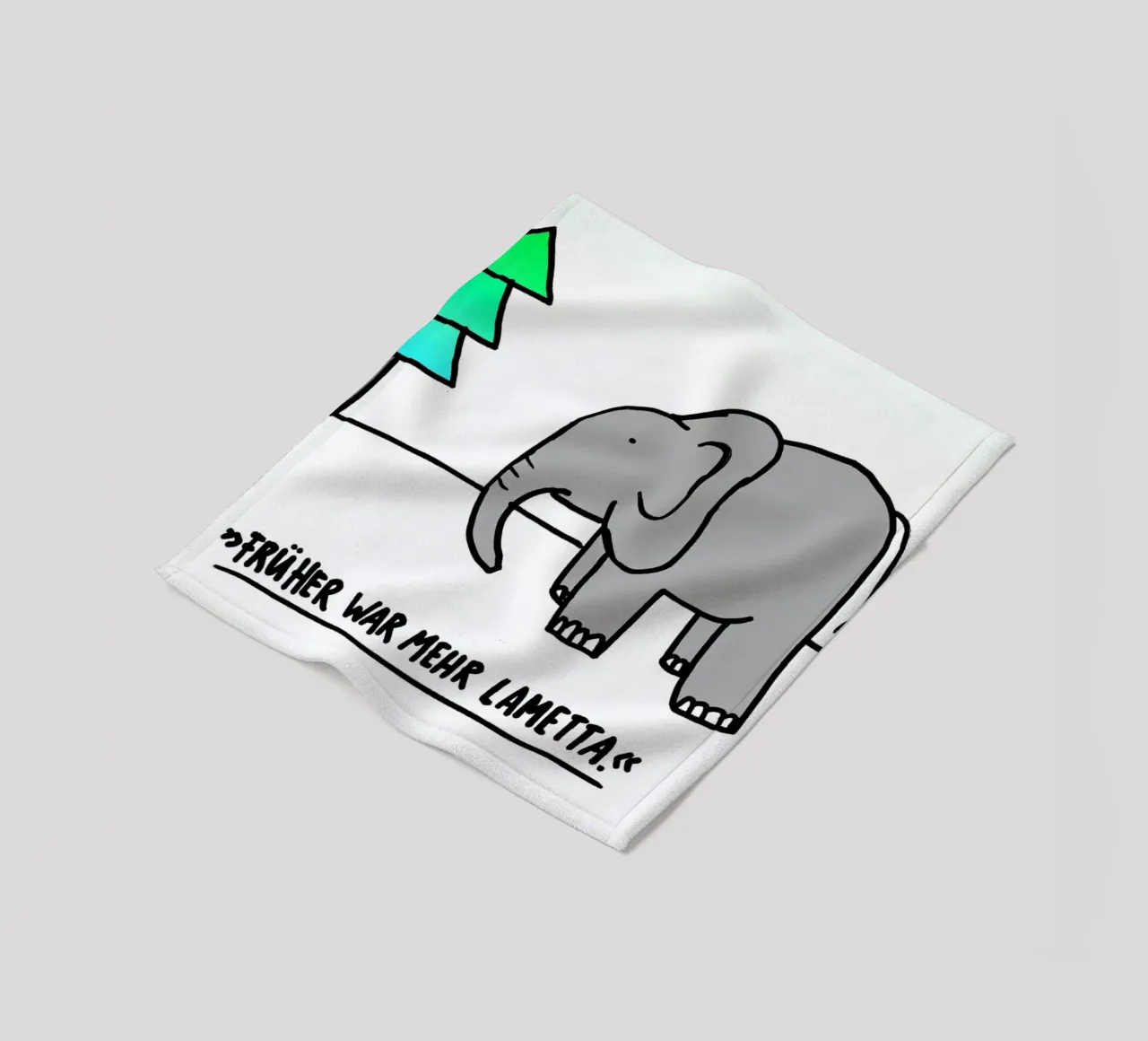 Lametta Fleecedecke von Herzette