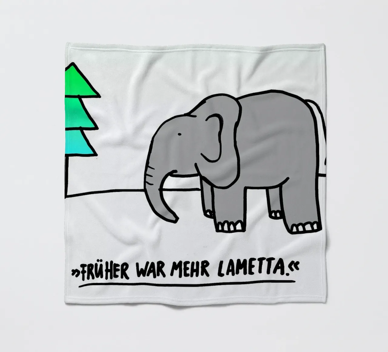 Lametta Fleecedecke von Herzette