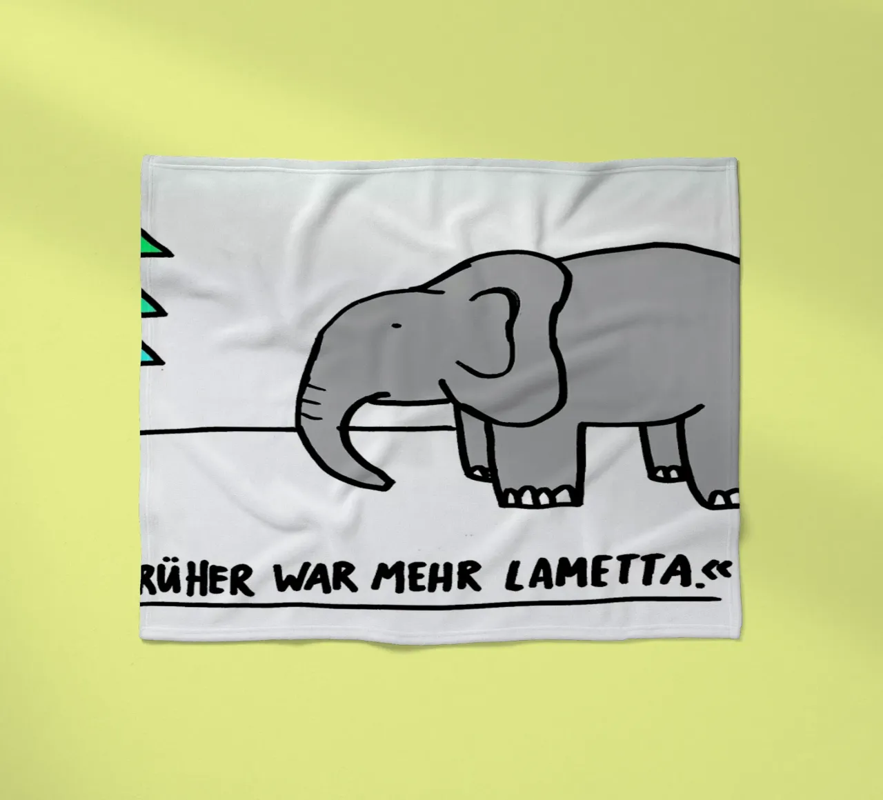 Lametta Fleecedecke von Herzette