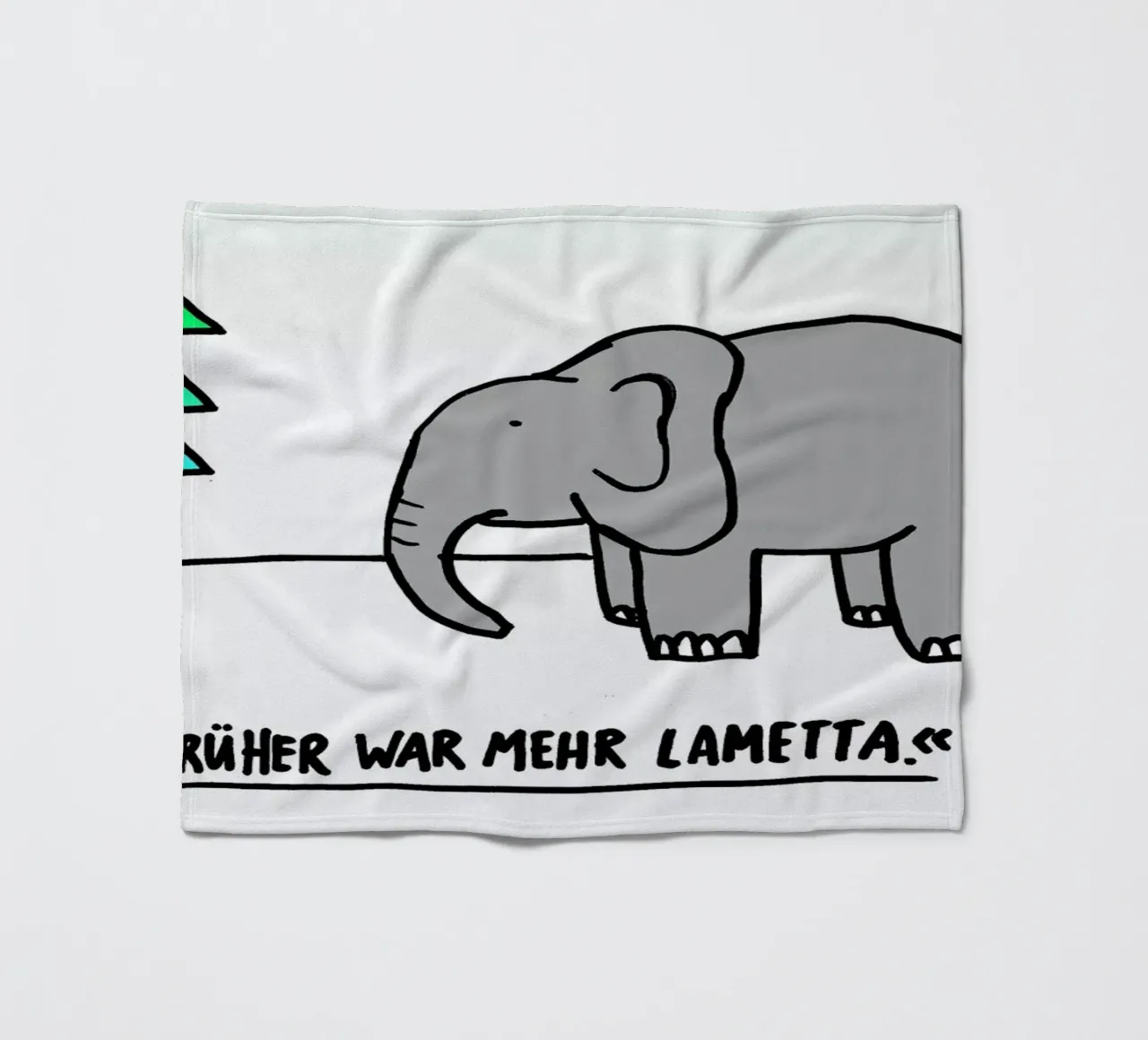 Lametta Fleecedecke von Herzette