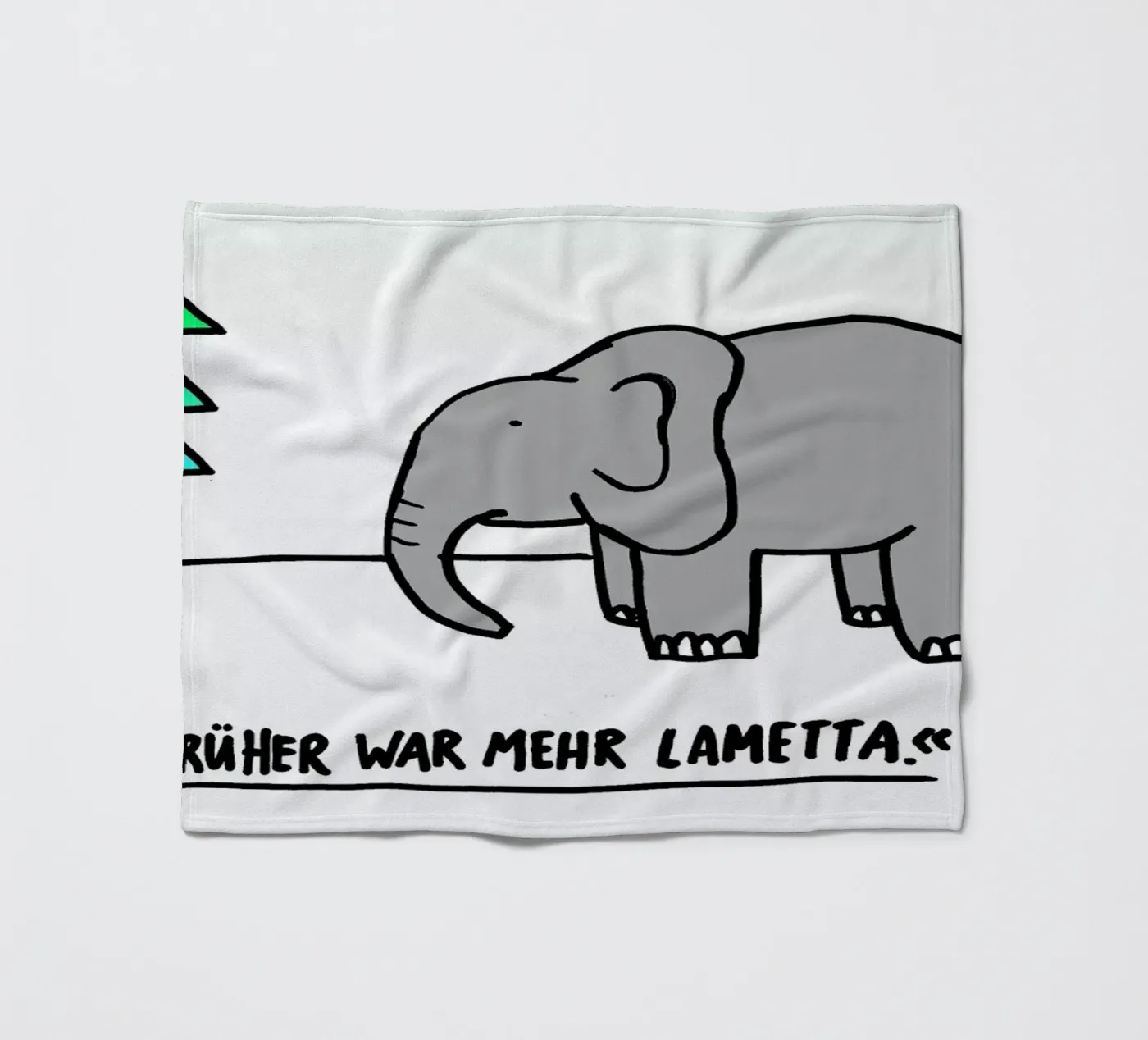 Lametta Fleecedecke von Herzette