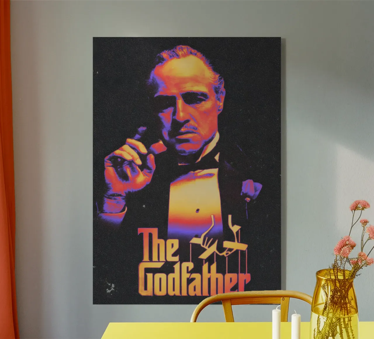 The God Father with title plexiglass da Limitless Prints