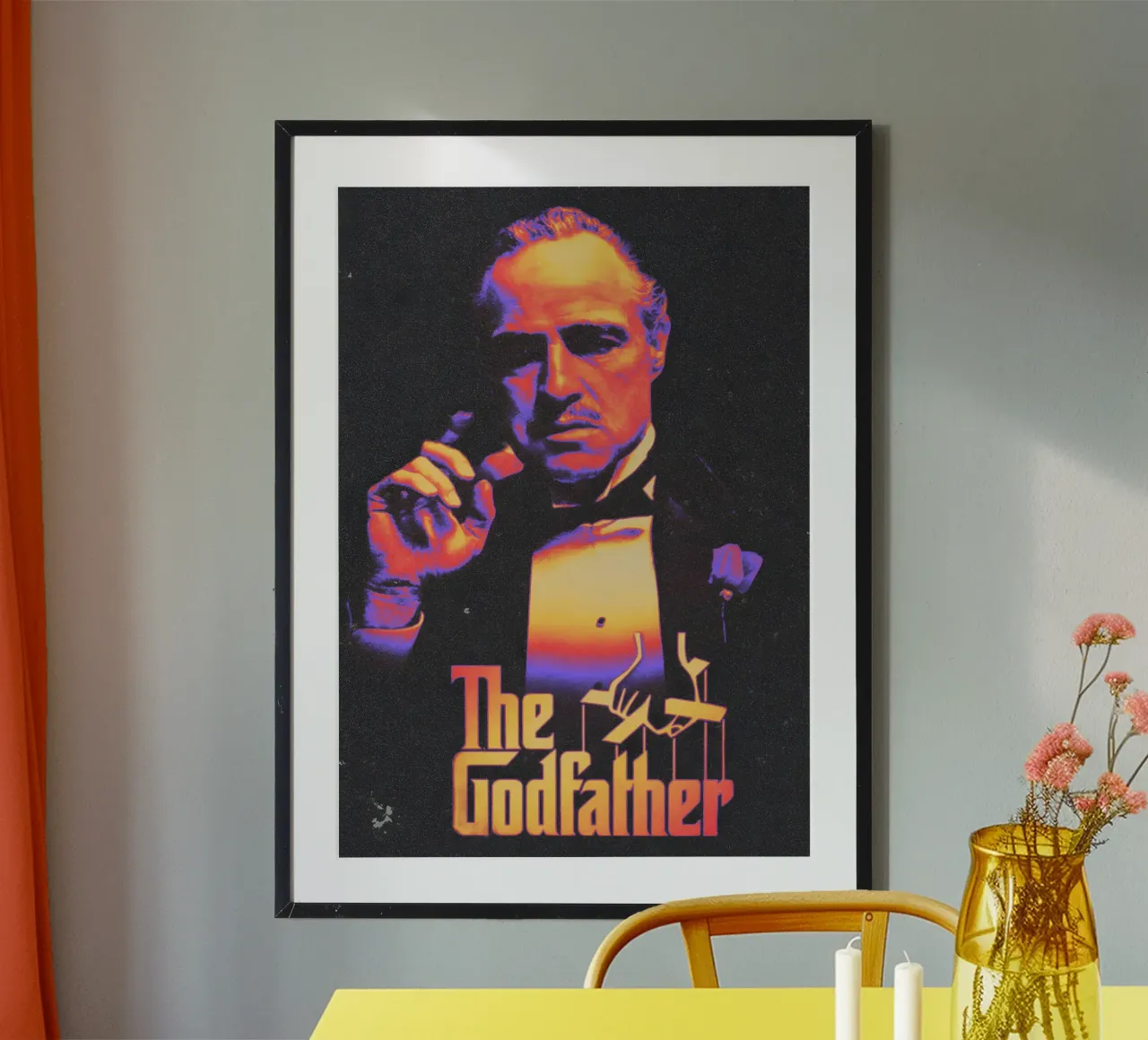 The God Father with title carta hahnemühle da Limitless Prints