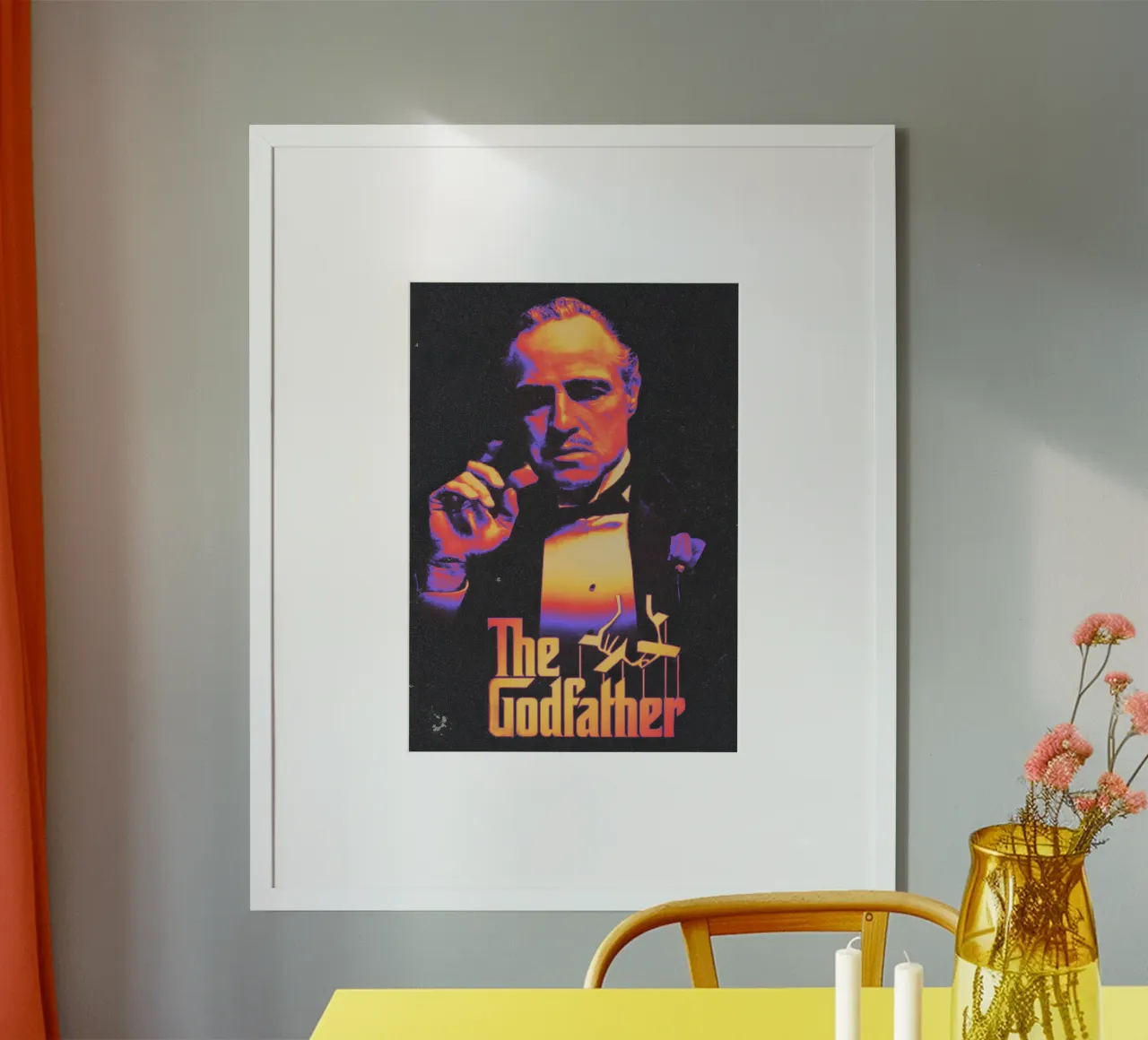 The God Father with title carta hahnemühle da Limitless Prints