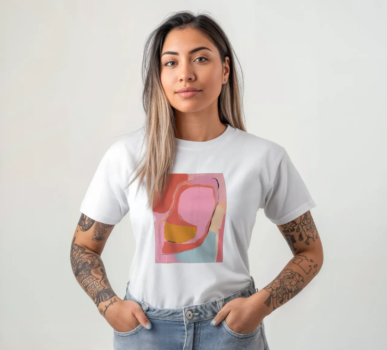 Aree di colore Ritmo t-shirt da Carina Pop & Pastell