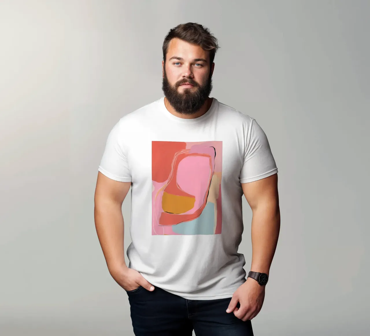 Aree di colore Ritmo t-shirt da Carina Pop & Pastell