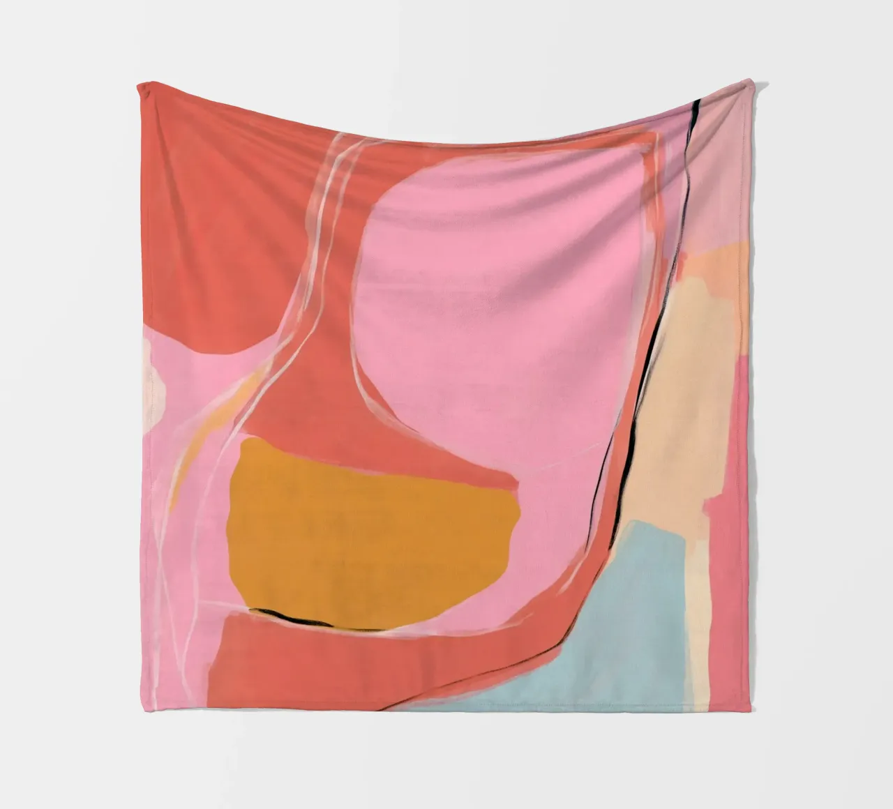 Aree di colore Ritmo coperta in pile da Carina Pop & Pastell