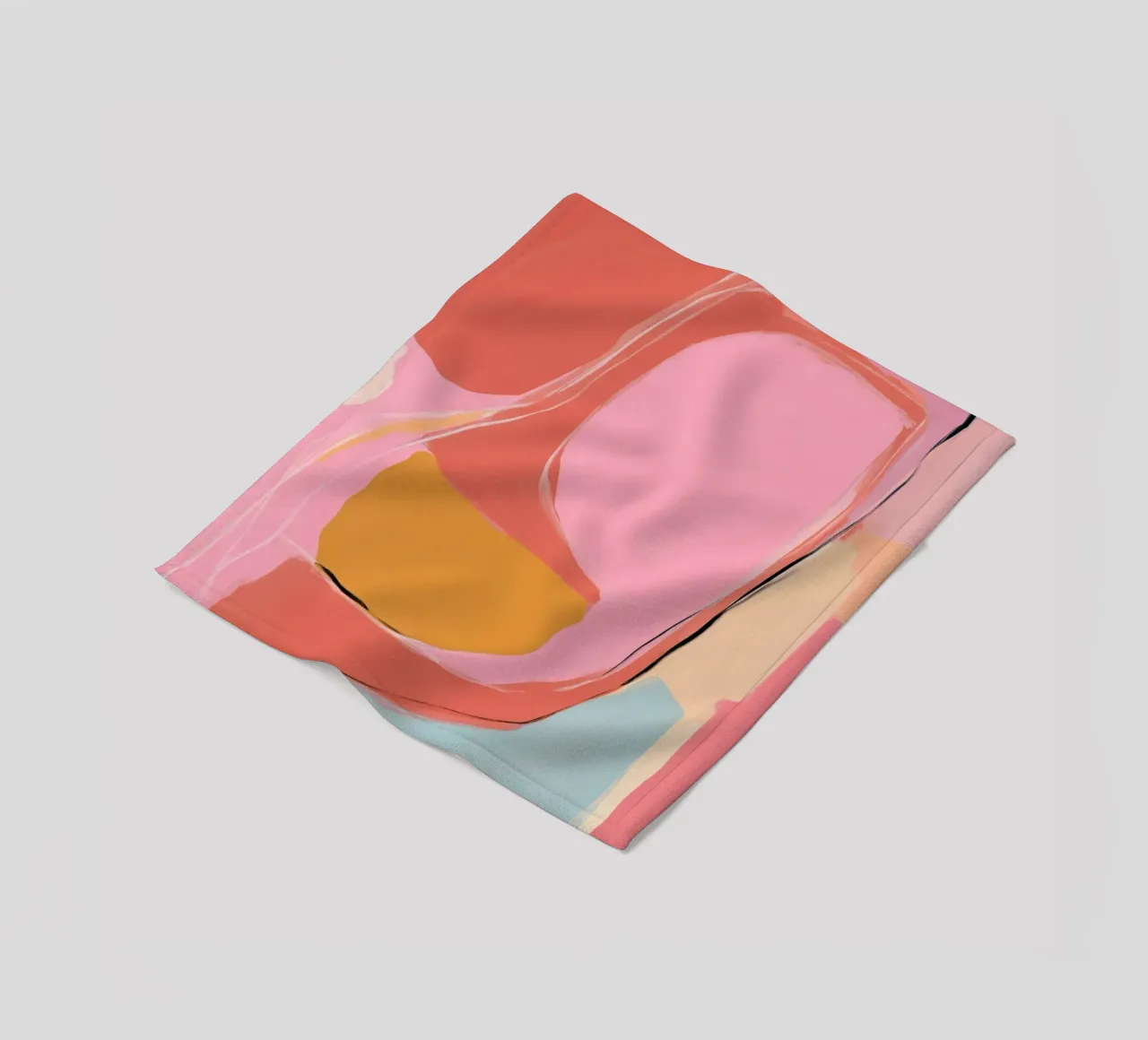 Aree di colore Ritmo coperta in pile da Carina Pop & Pastell