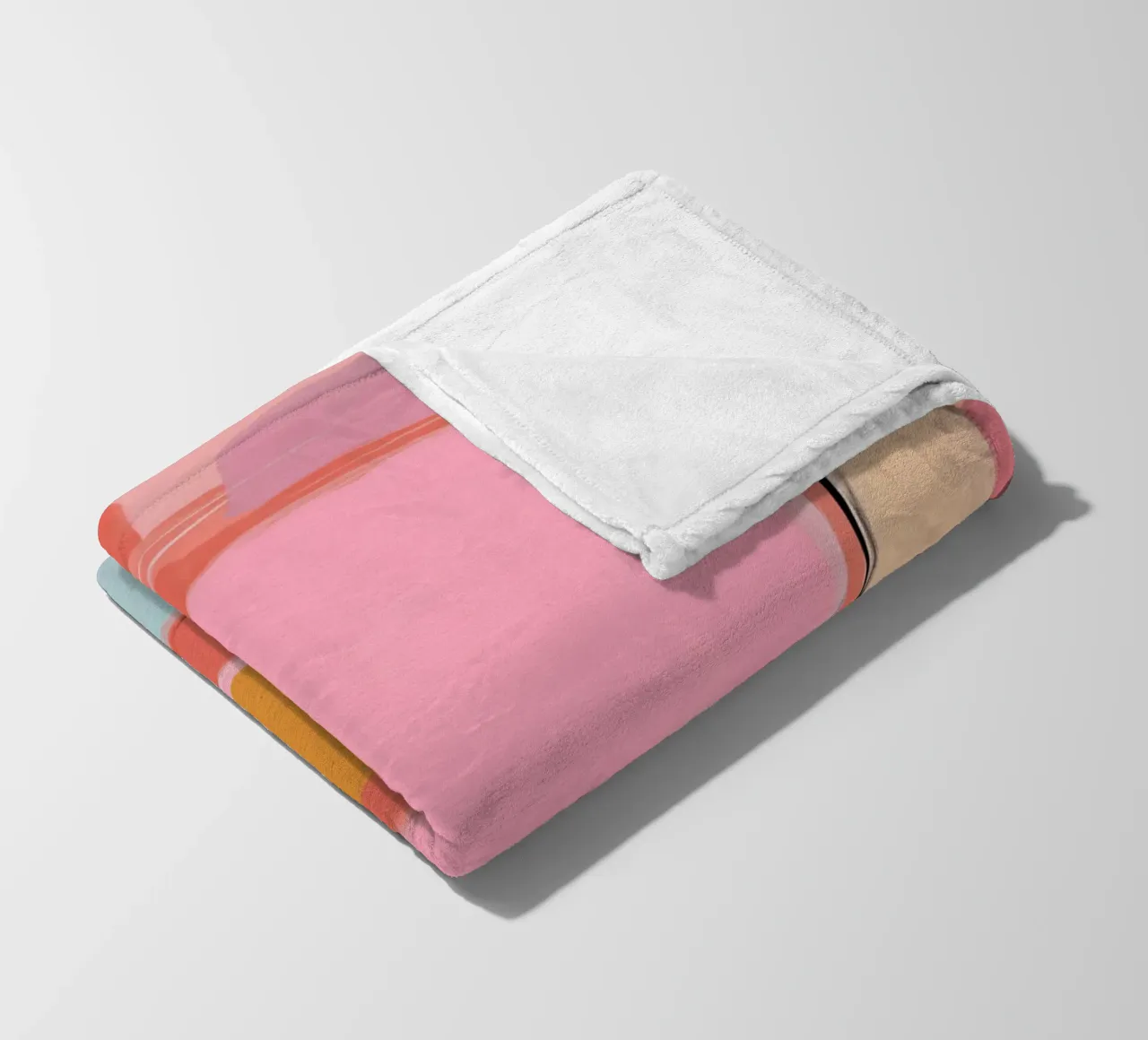 Aree di colore Ritmo coperta in pile da Carina Pop & Pastell