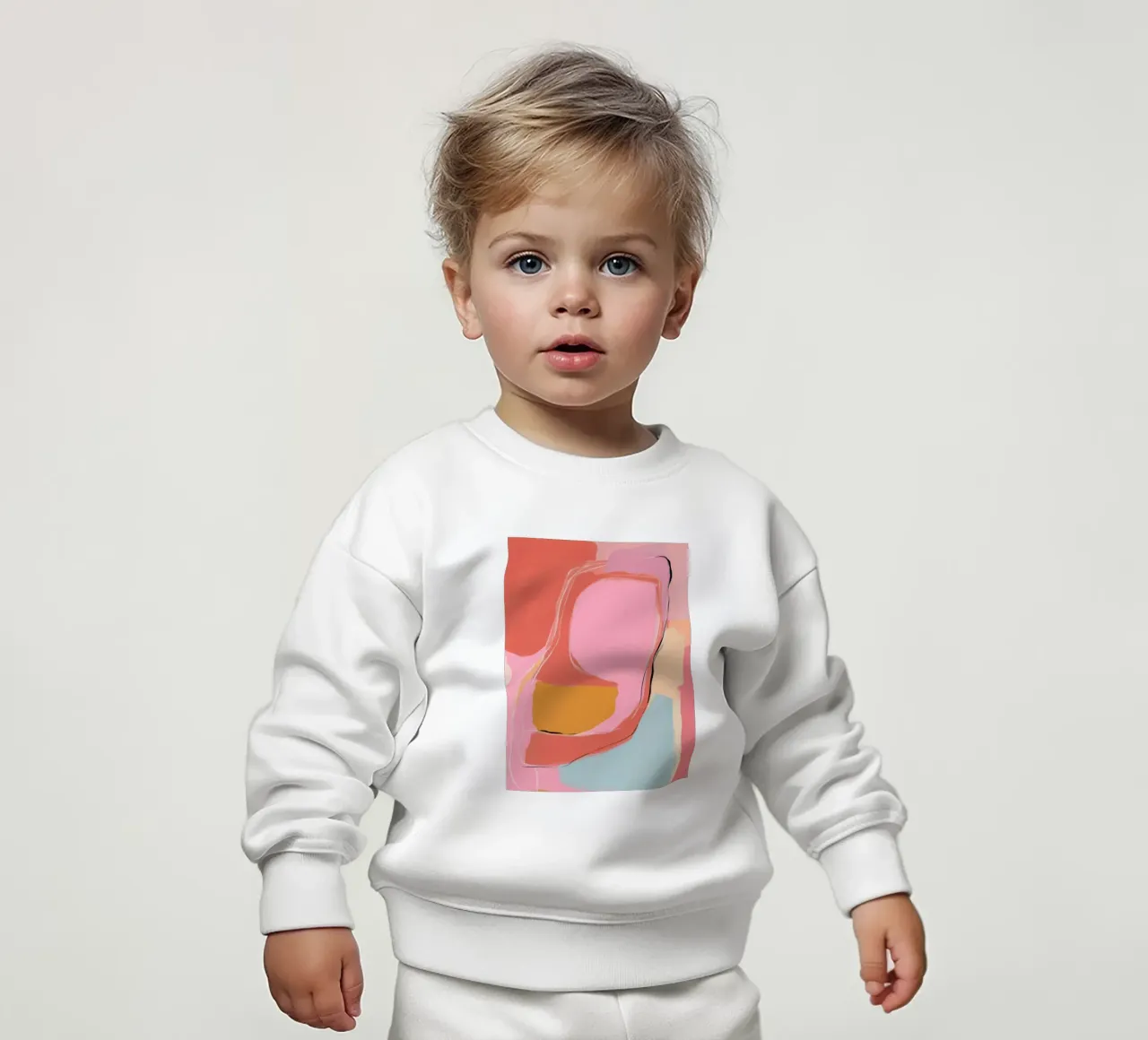 Aree di colore Ritmo felpa neonato da Carina Pop & Pastell