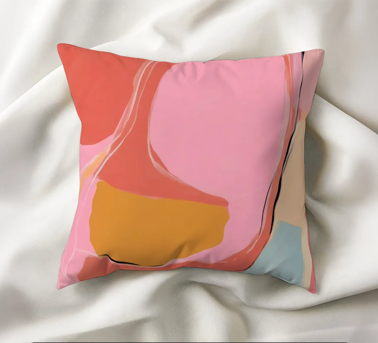 Aree di colore Ritmo cuscino da Carina Pop & Pastell
