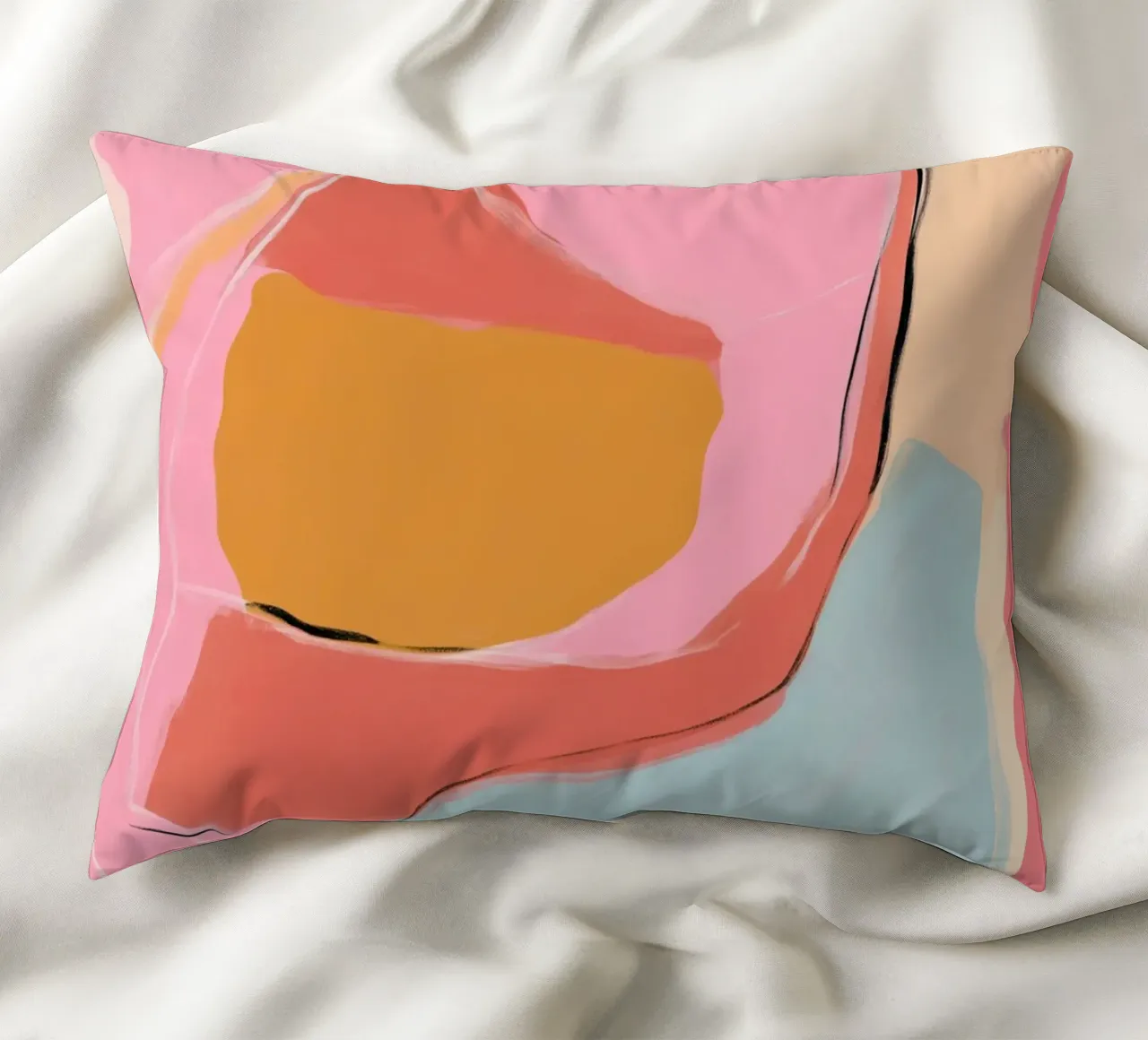 Aree di colore Ritmo cuscino da Carina Pop & Pastell