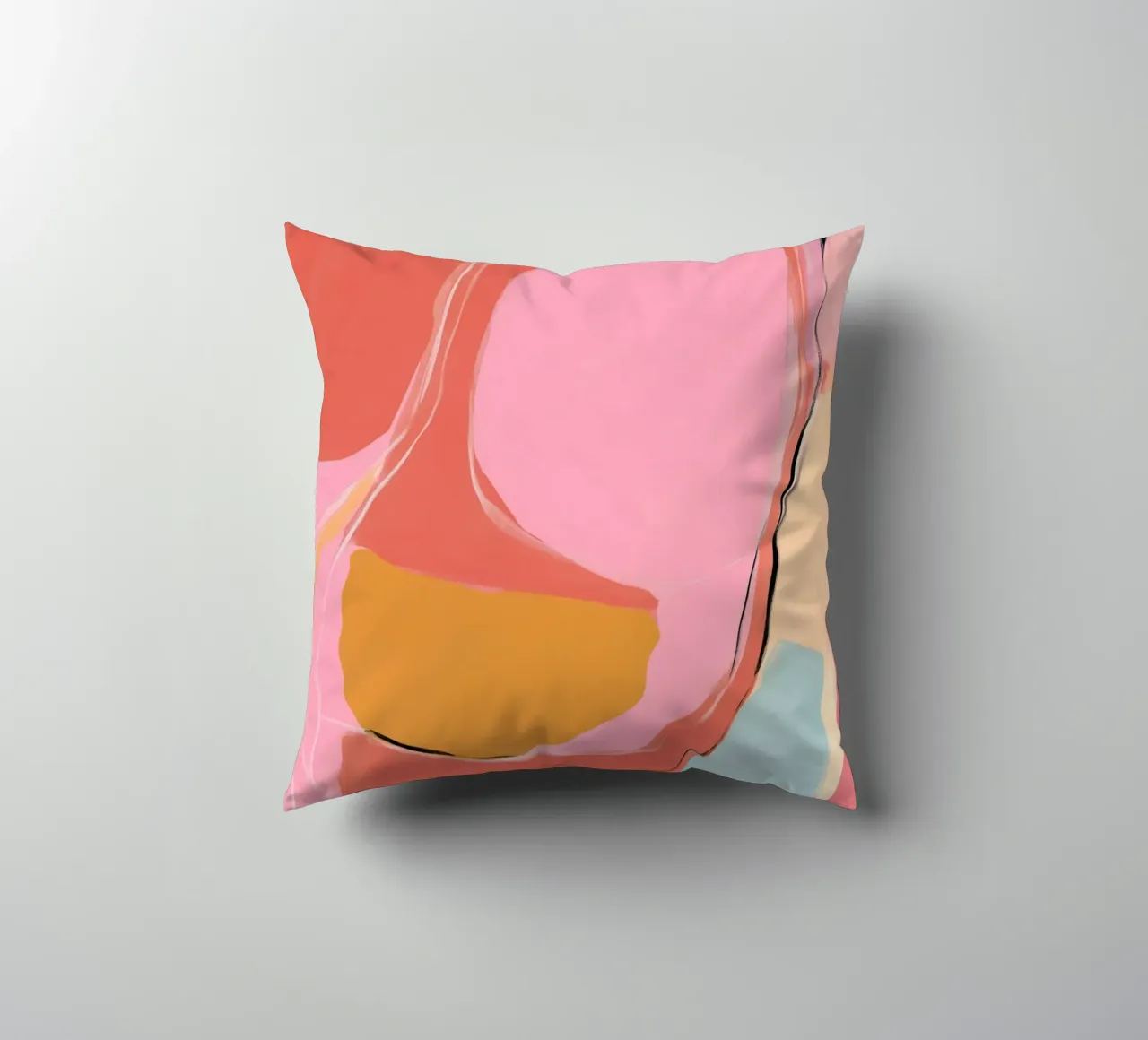 Aree di colore Ritmo cuscino da Carina Pop & Pastell