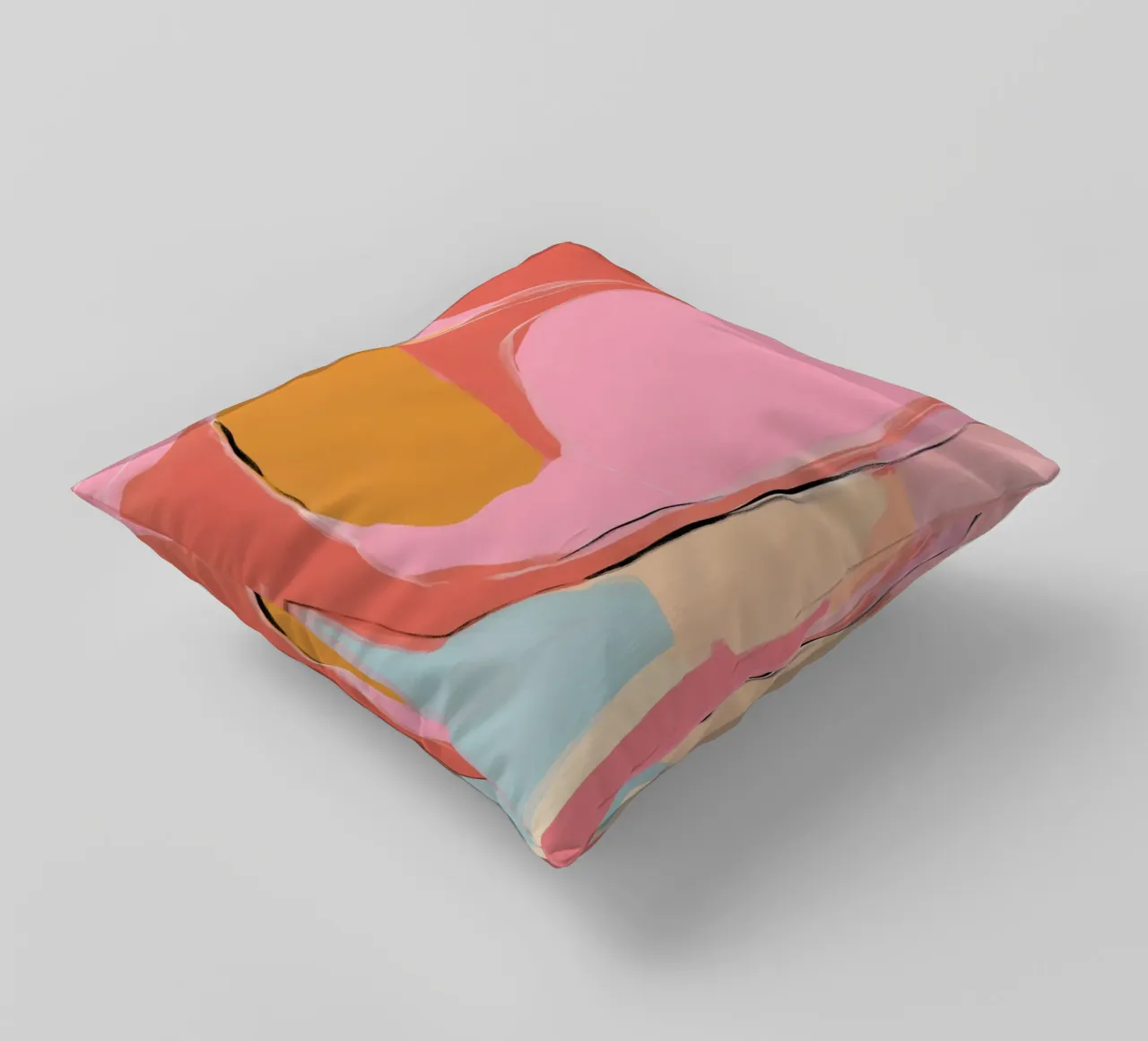Aree di colore Ritmo cuscino da Carina Pop & Pastell