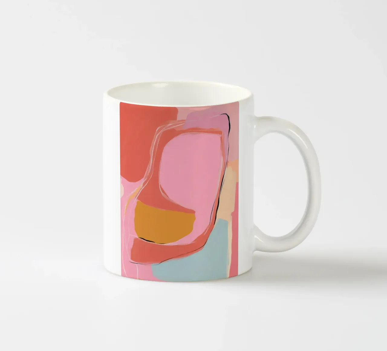 Aree di colore Ritmo tazza in ceramica da Carina Pop & Pastell