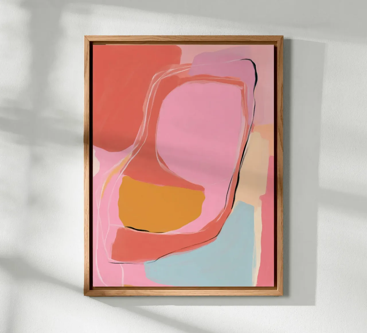 Aree di colore Ritmo alluminio dibond da Carina Pop & Pastell