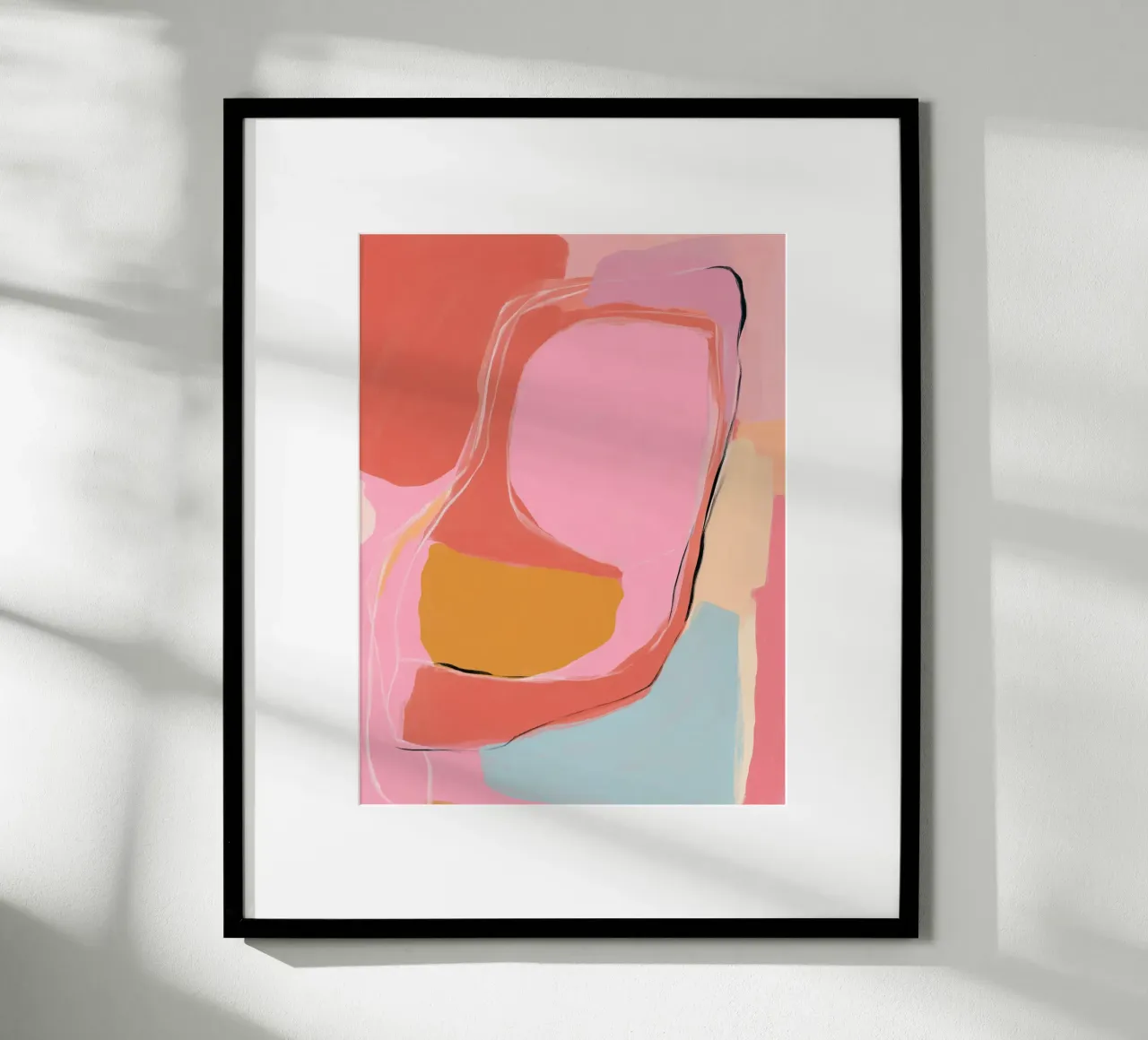 Aree di colore Ritmo poster da Carina Pop & Pastell