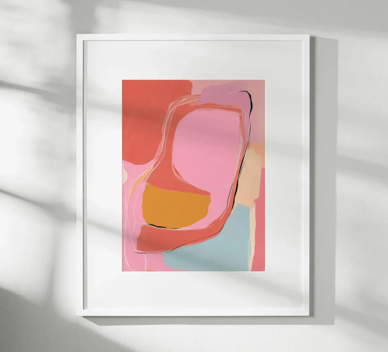 Aree di colore Ritmo poster da Carina Pop & Pastell