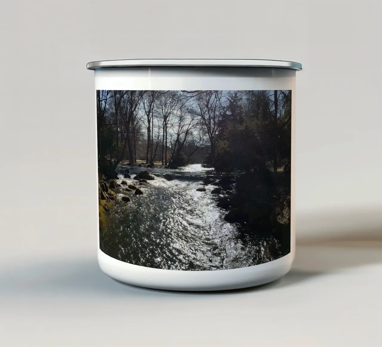 Schwabinger Bach tazza in smalto da dava