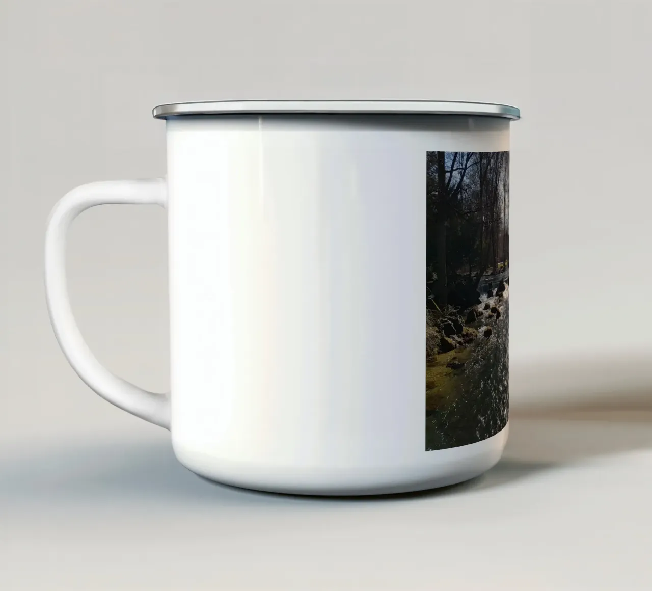 Schwabinger Bach tazza in smalto da dava