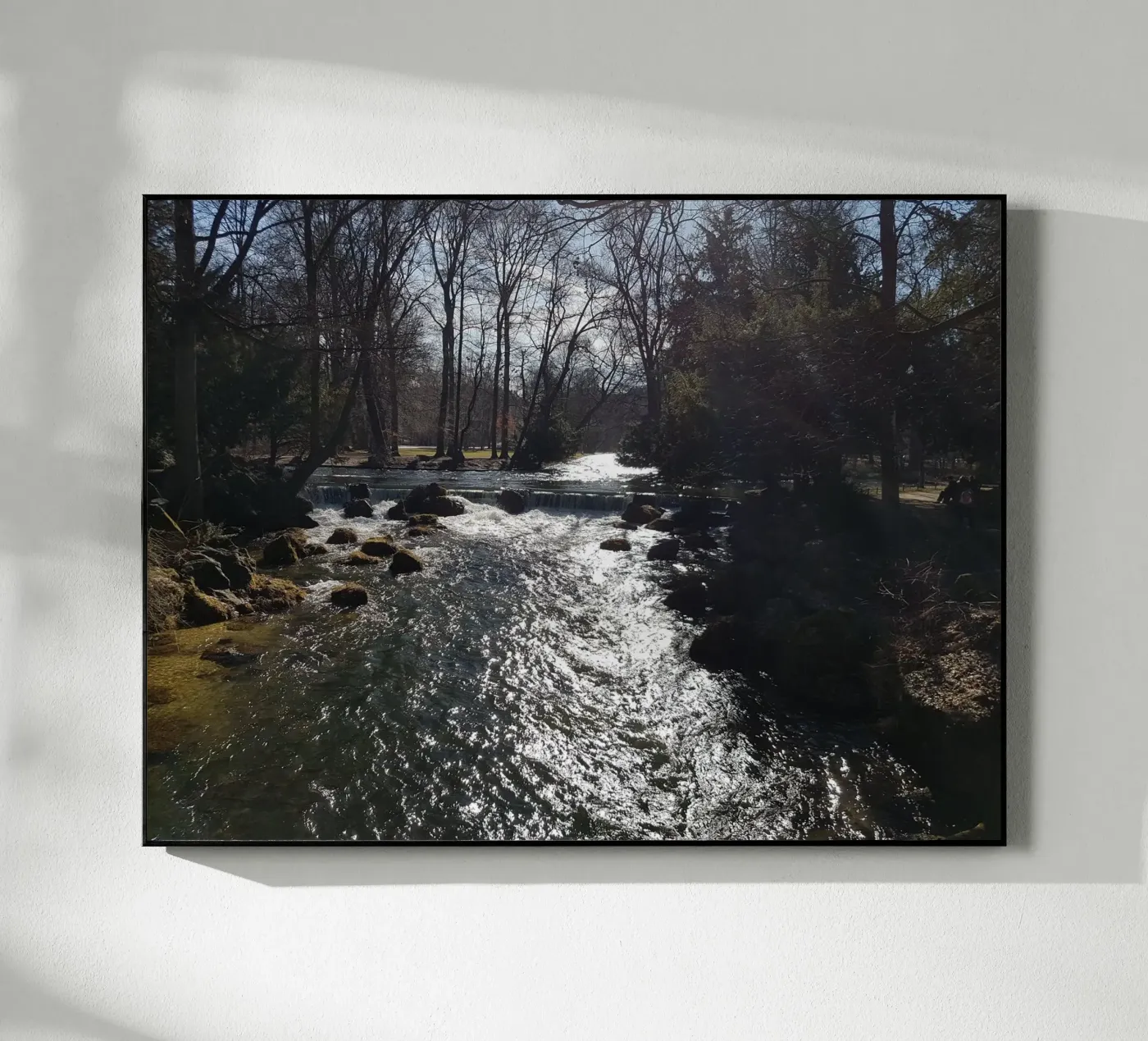 Schwabinger Bach Acryl-Glas von dava