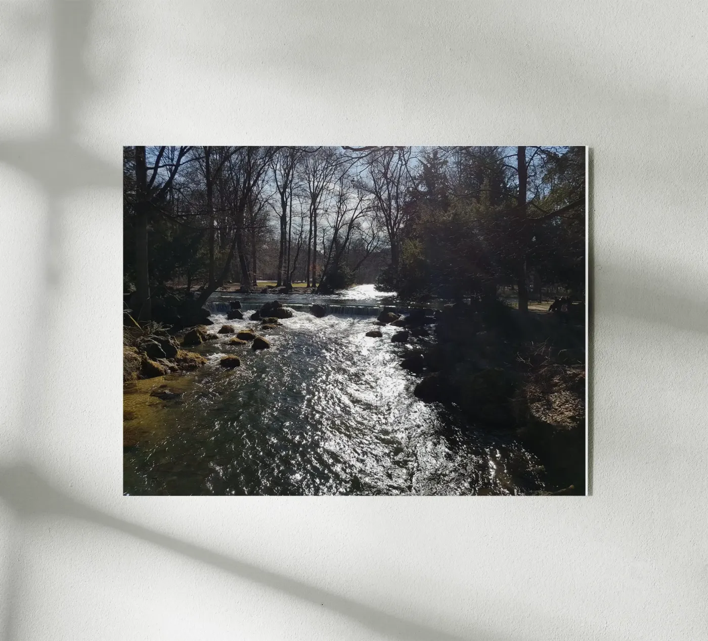 Schwabinger Bach Acryl-Glas von dava