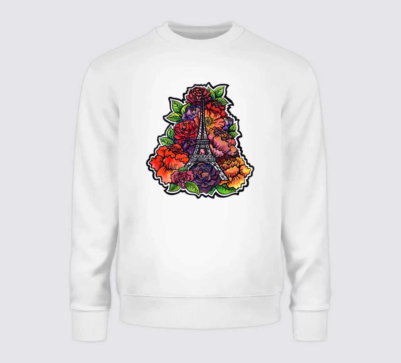 Fiore Torre Eiffel felpa da KP Design