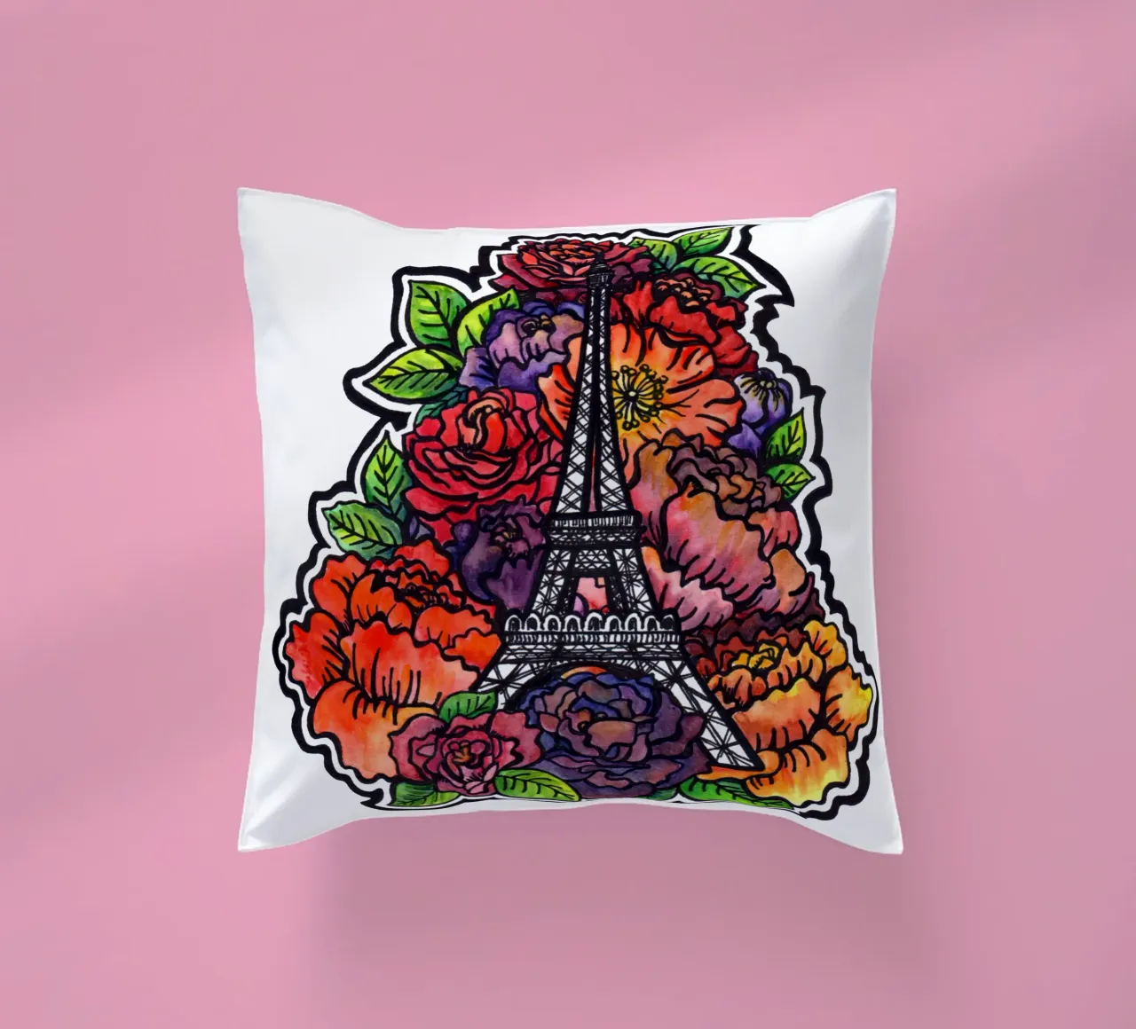 Fiore Torre Eiffel cuscino da KP Design