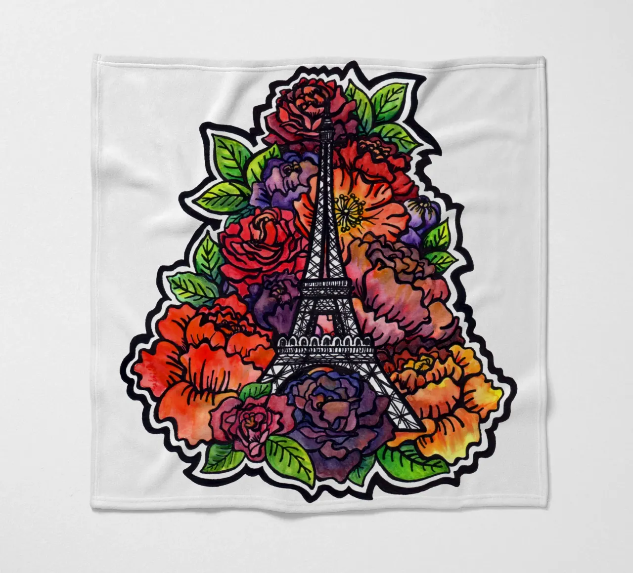 Fiore Torre Eiffel coperta in pile da KP Design