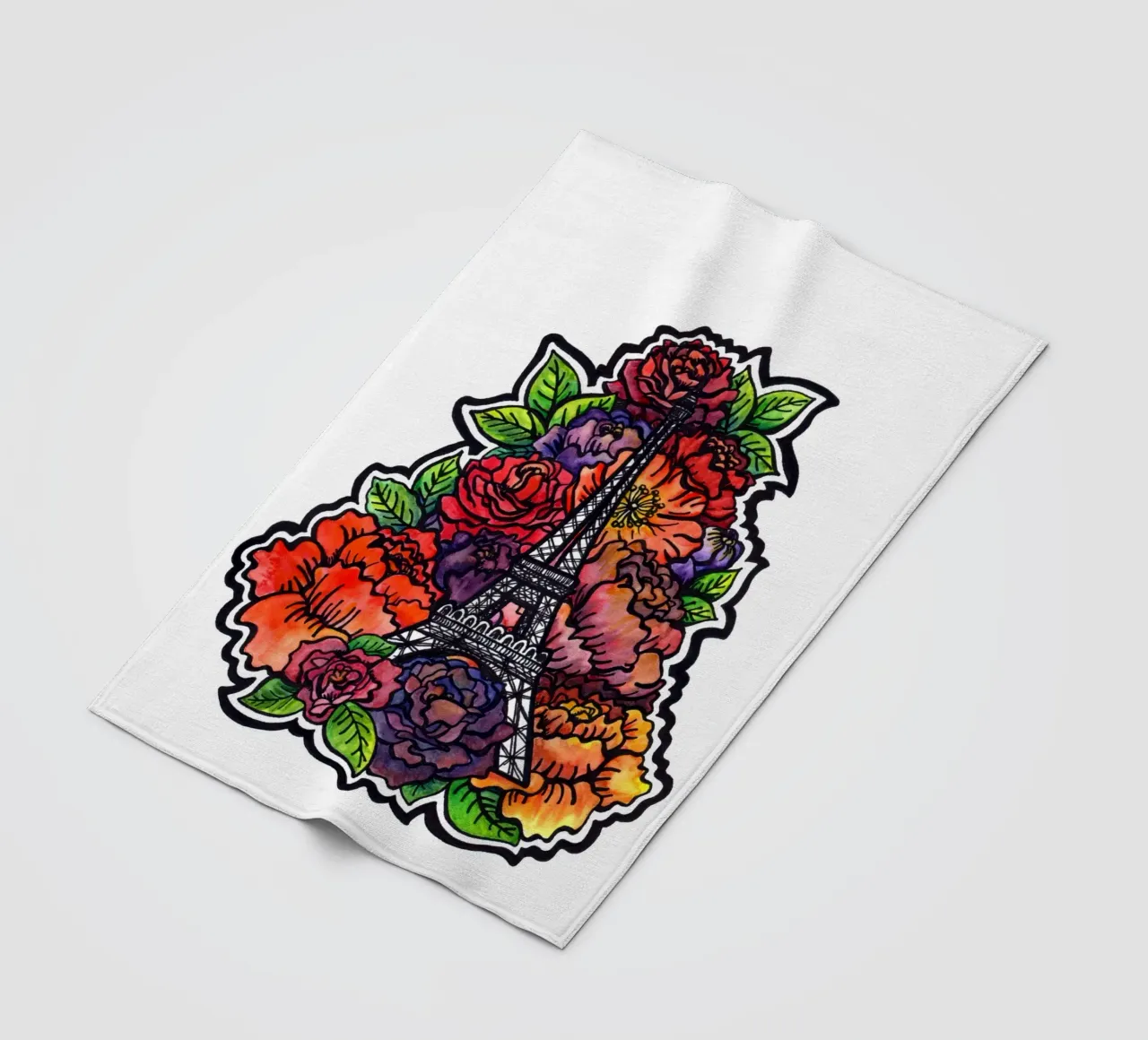 Fiore Torre Eiffel coperta in pile da KP Design