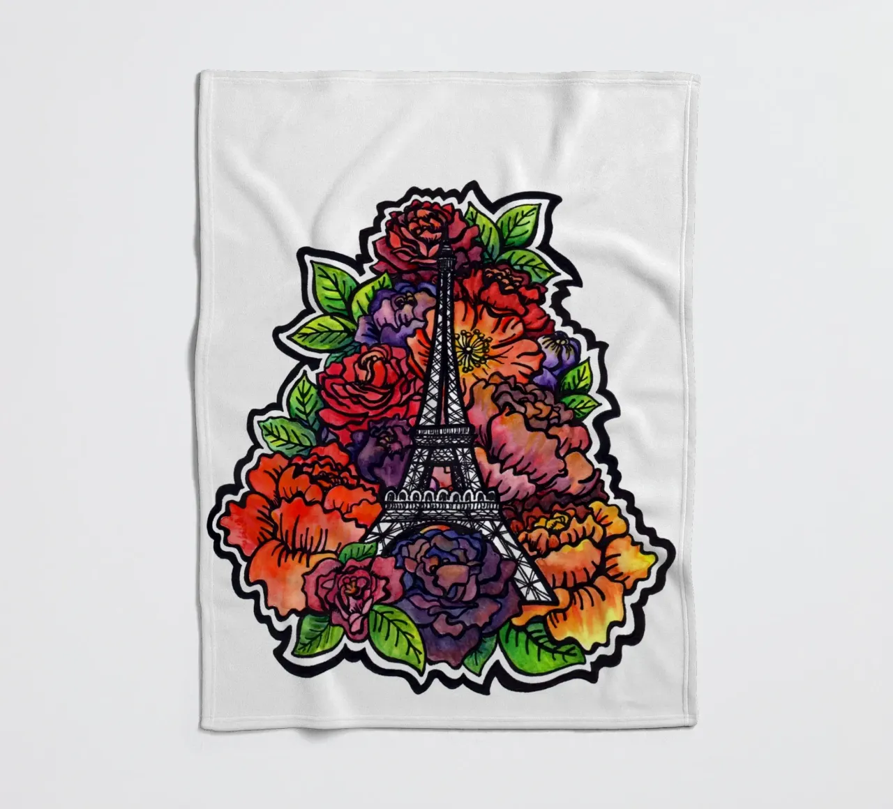 Fiore Torre Eiffel coperta in pile da KP Design