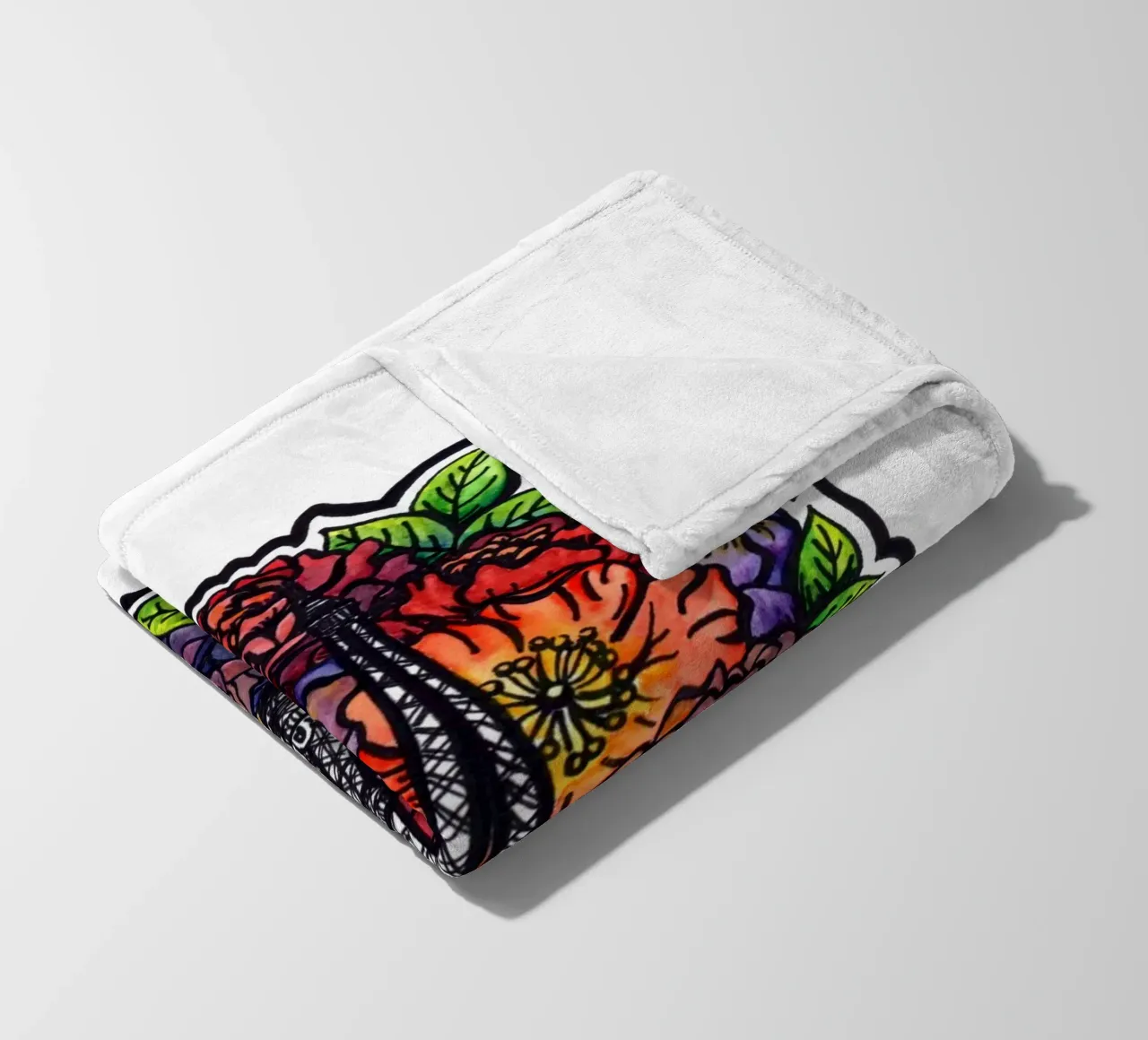 Fiore Torre Eiffel coperta in pile da KP Design