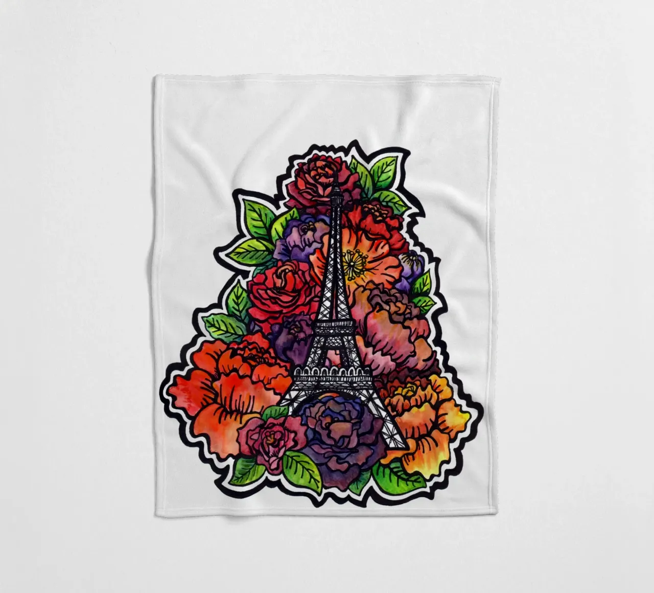 Fiore Torre Eiffel coperta in pile da KP Design