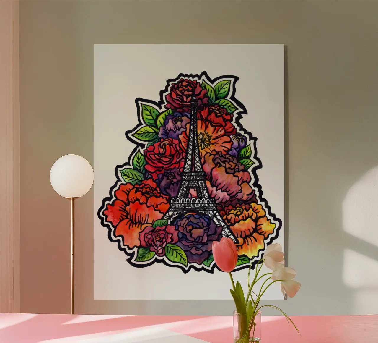 Fiore Torre Eiffel plexiglass da KP Design