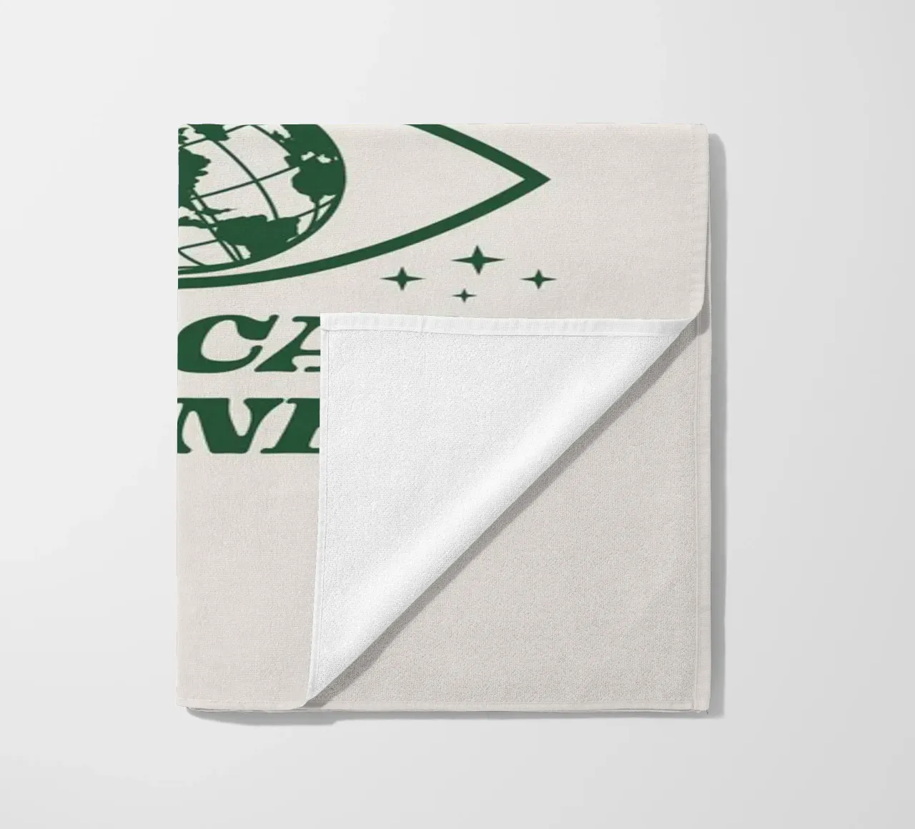 Support your Local Planet beach towel by Eco Rebel Creative
