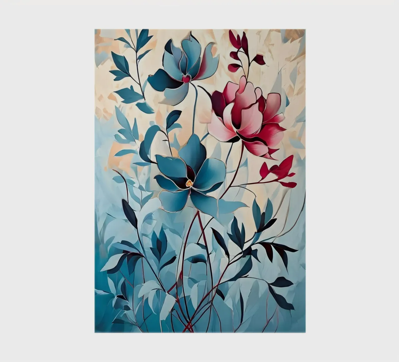 Floral Symphony notebook by Artistic-shop