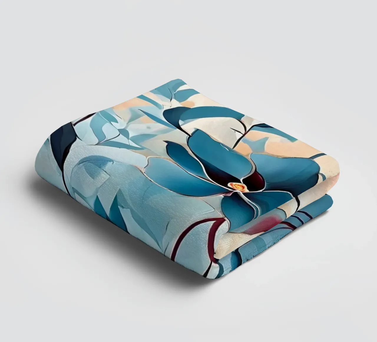 Bloemensymfonie badhanddoek van Artistic-shop