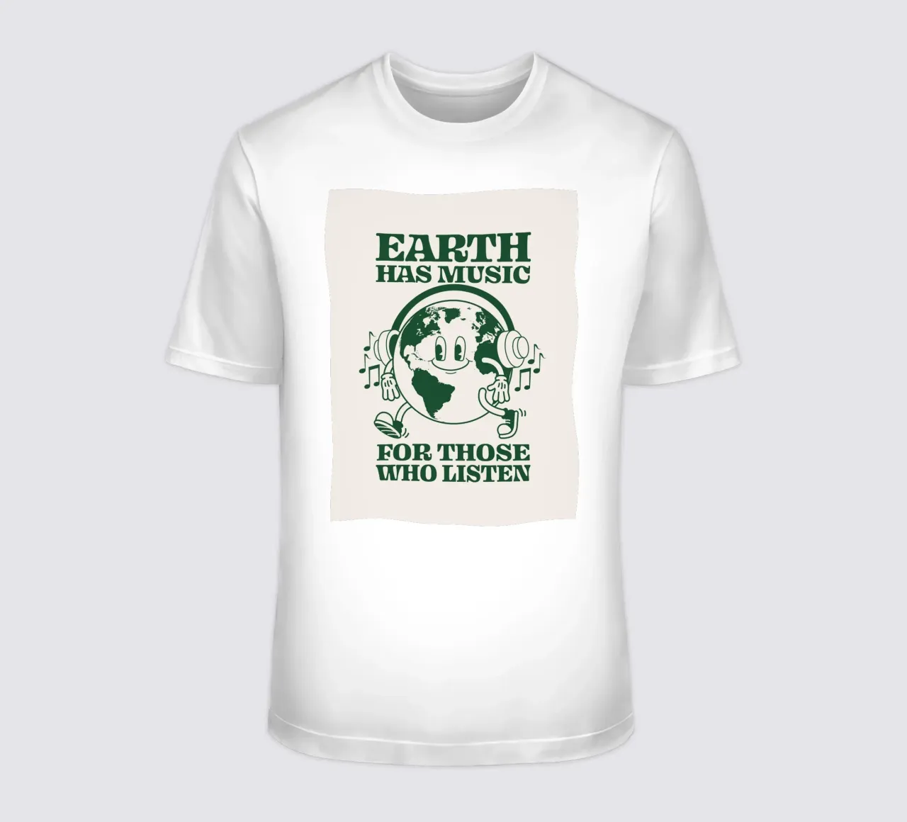 Discoteca silenziosa della Terra t-shirt da Eco Rebel Creative