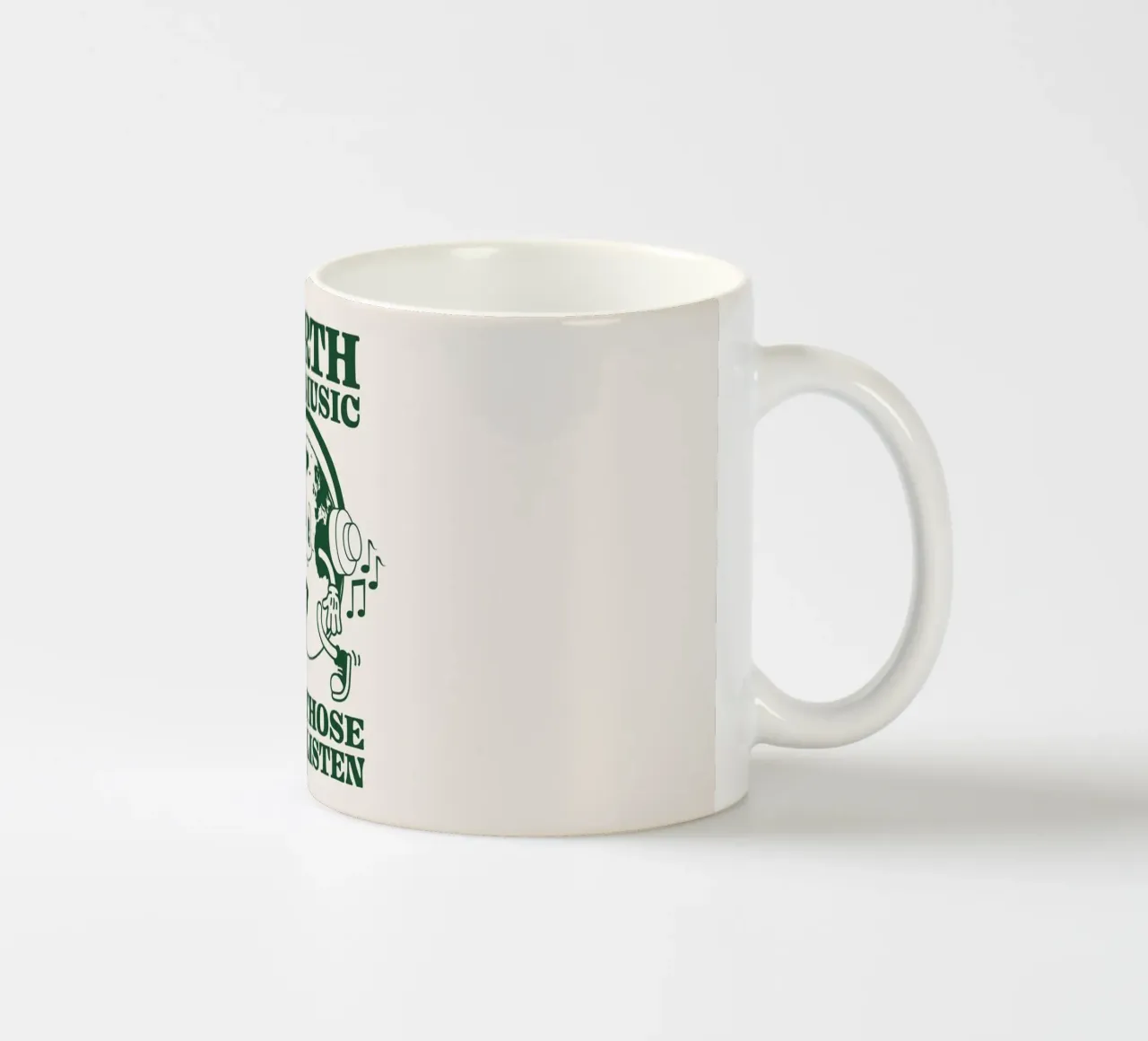 Discoteca silenziosa della Terra tazza in ceramica da Eco Rebel Creative
