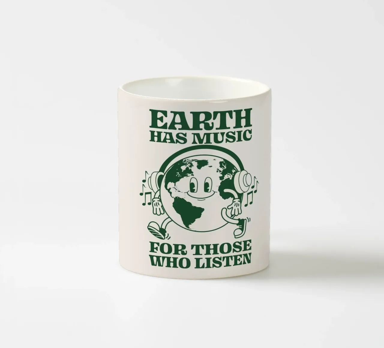 Discoteca silenziosa della Terra tazza in ceramica da Eco Rebel Creative
