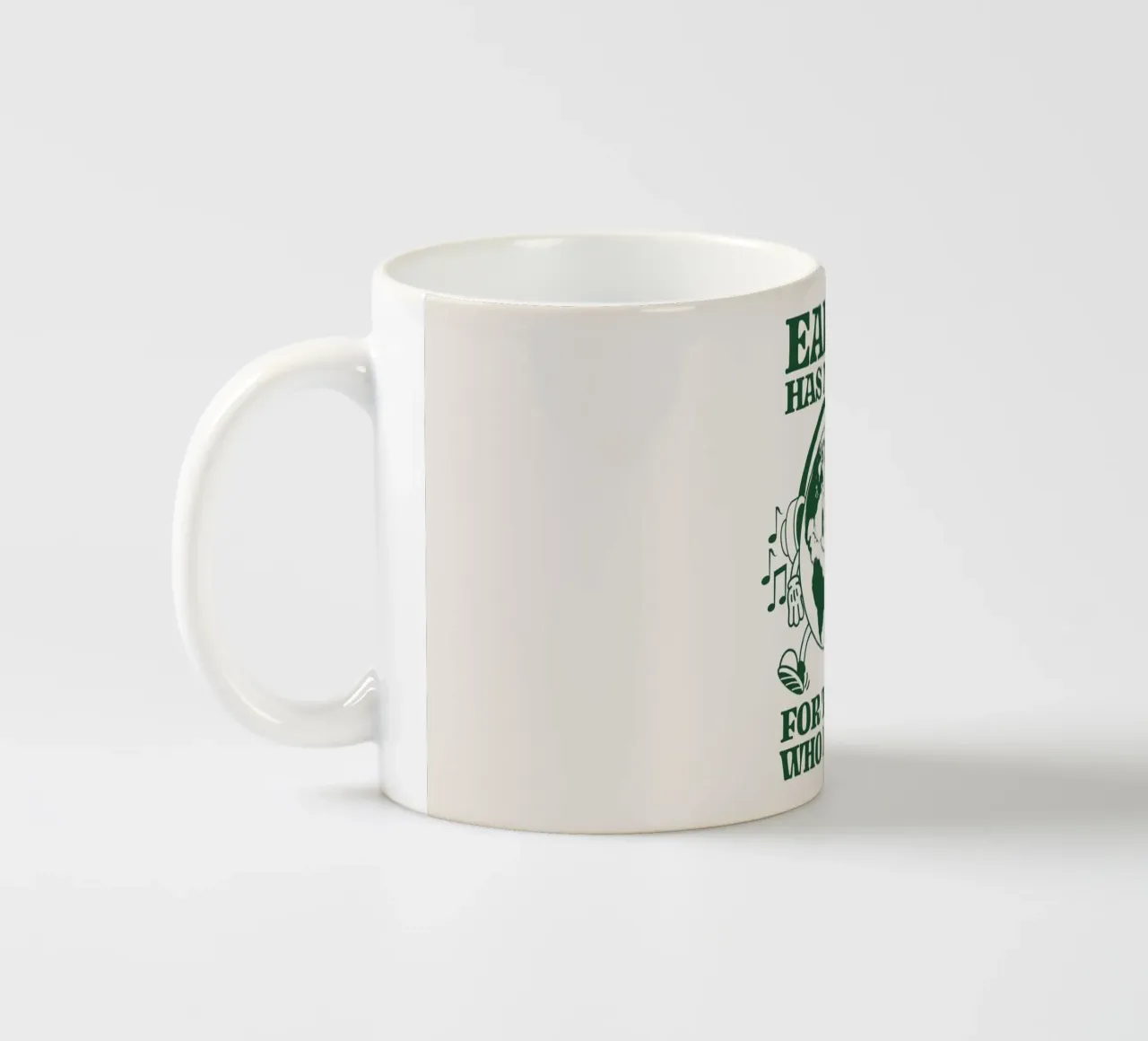 Discoteca silenziosa della Terra tazza in ceramica da Eco Rebel Creative