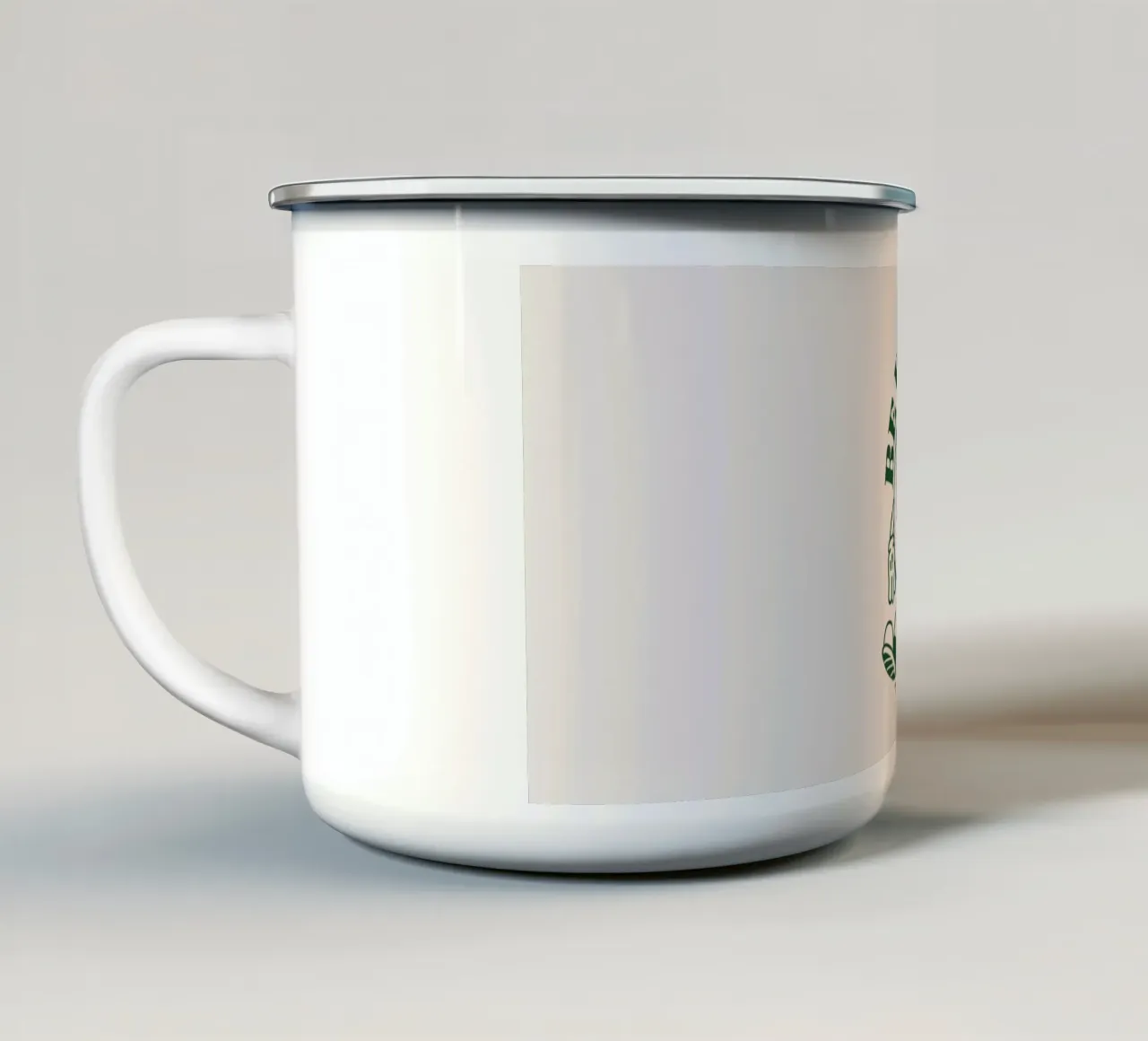 Siate gentili con la nostra Terra tazza in smalto da Eco Rebel Creative