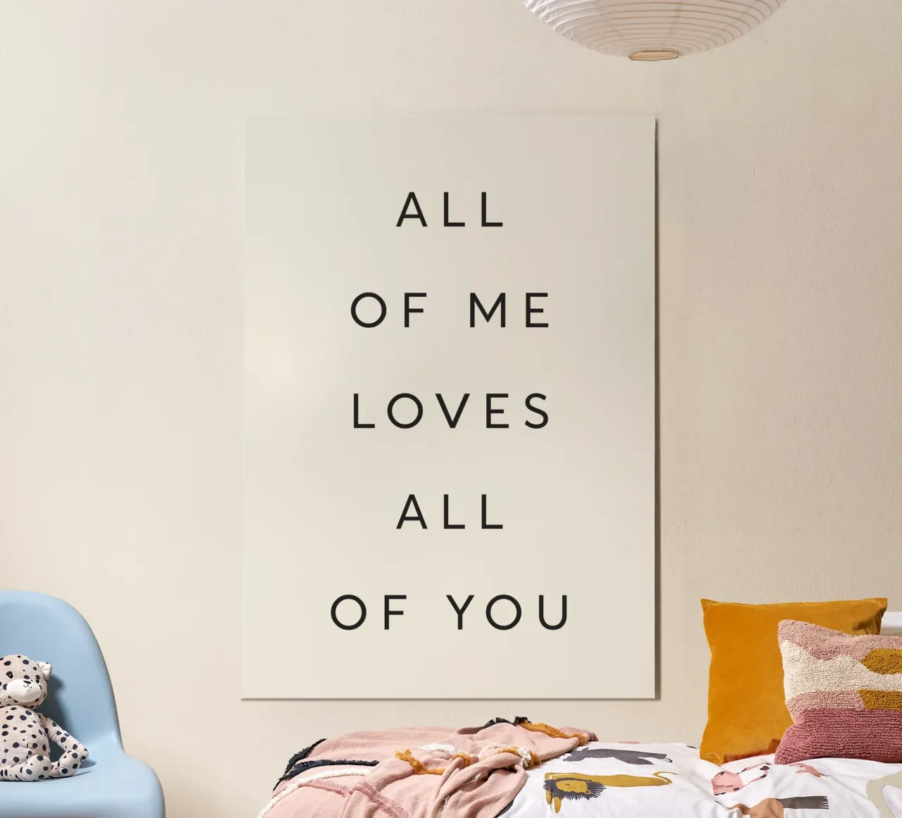 Tutto di me ama tutto di te carta hahnemühle da Lolly & Roobs