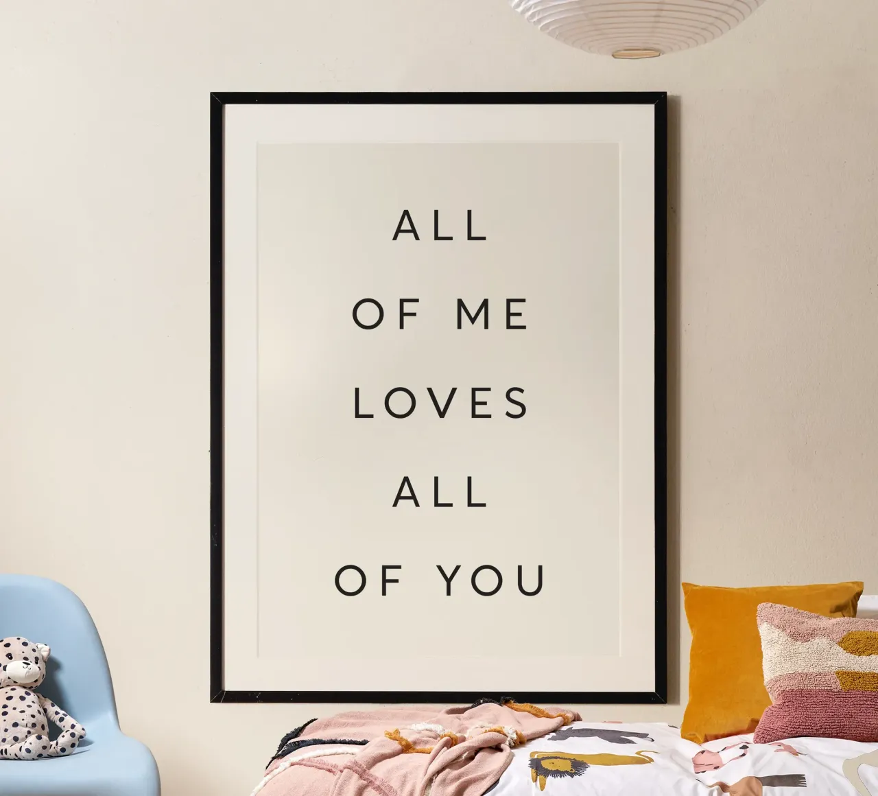Tutto di me ama tutto di te carta hahnemühle da Lolly & Roobs