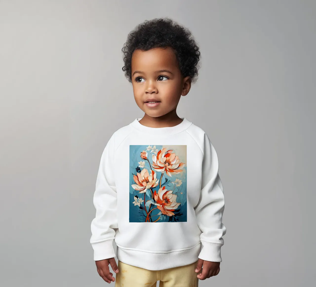 Rapsodia di peonie felpa neonato da Artistic-shop