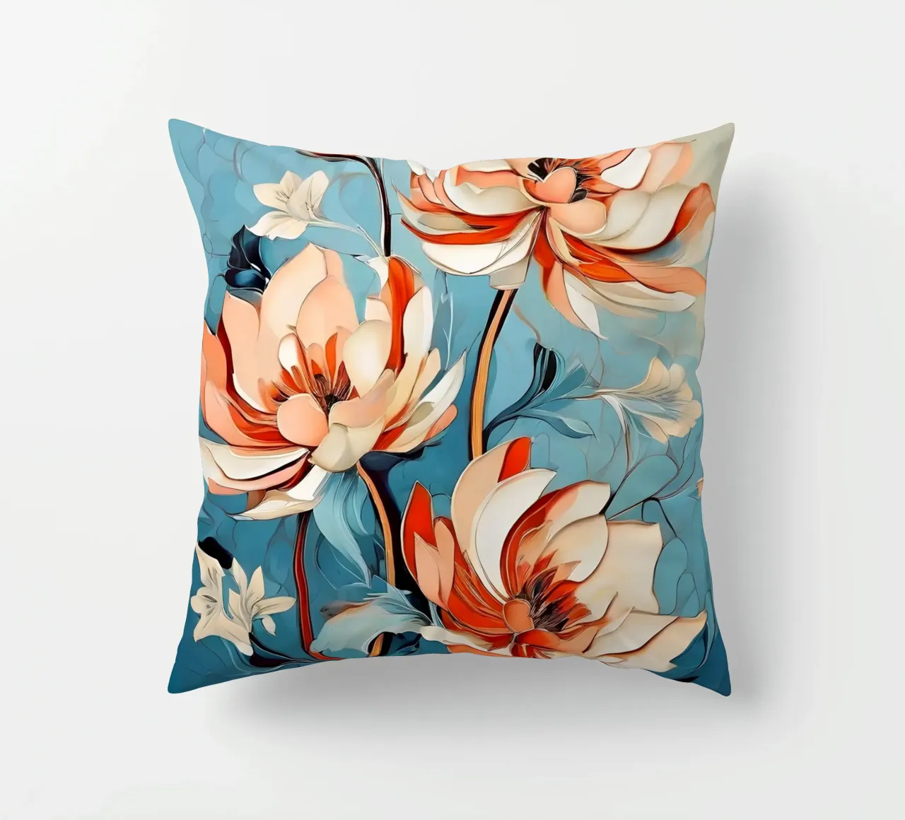 Rapsodia di peonie cuscino da Artistic-shop