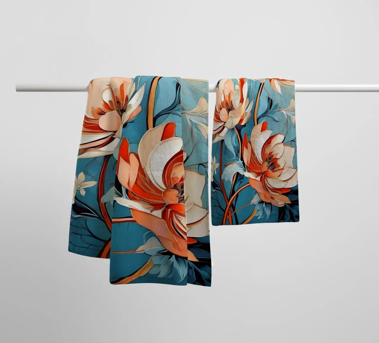 Rapsodia di peonie asciugamano da bagno da Artistic-shop