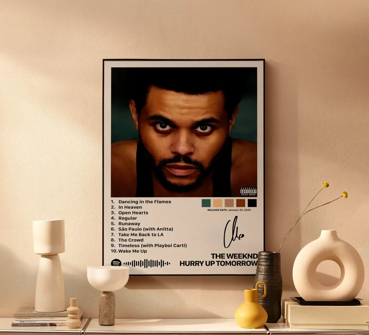 The Weeknd Hurry Up Tomorrow pannello forex da Roronoa7