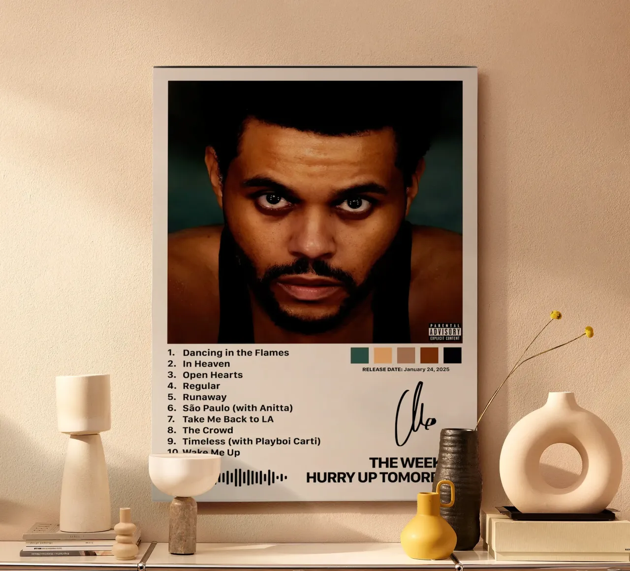 The Weeknd Hurry Up Tomorrow pannello forex da Roronoa7